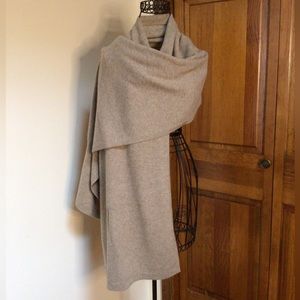 Nordstrom wool/cashmere scarf, new without tags 80”x18”